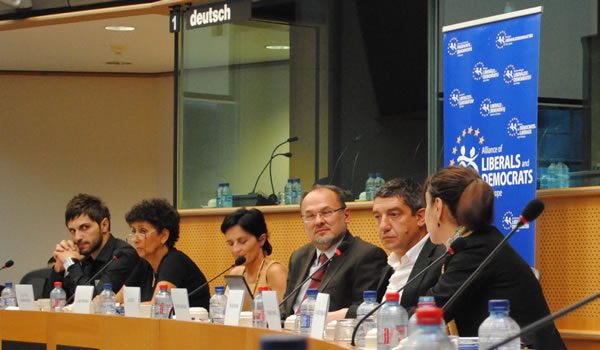 Петар Стојковиќ во Европскиот Парламент